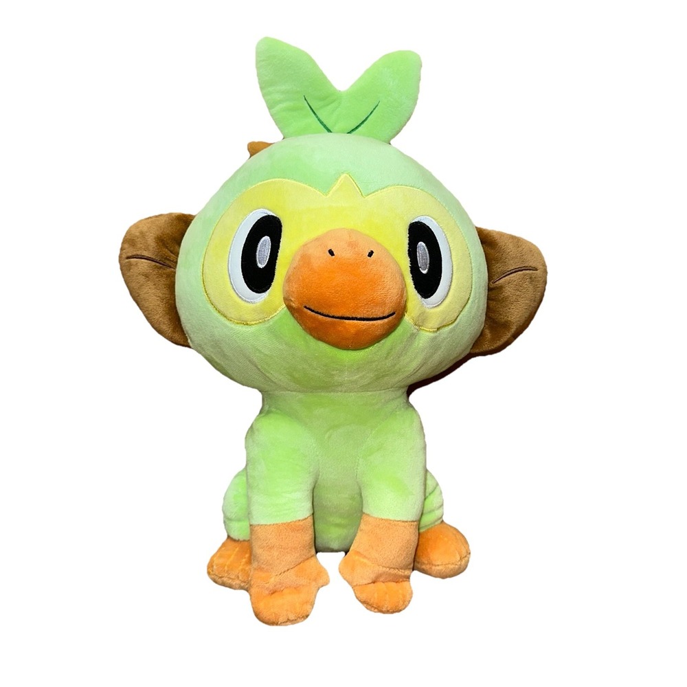 Build A Bear Pokemon Grookey BAB Monkey Plush Toy 16" Retired Makes Sounds
